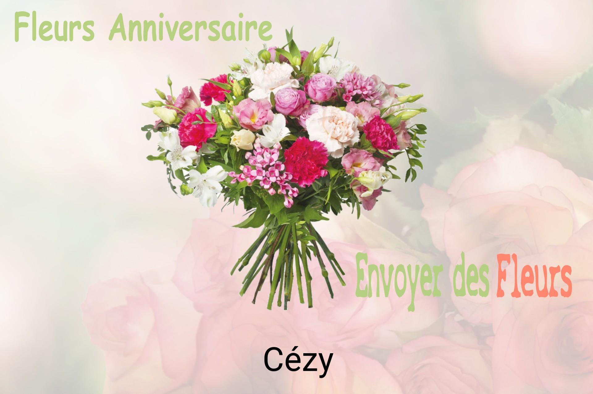 Bouquet de fleurs d’anniversaire livré à Cézy